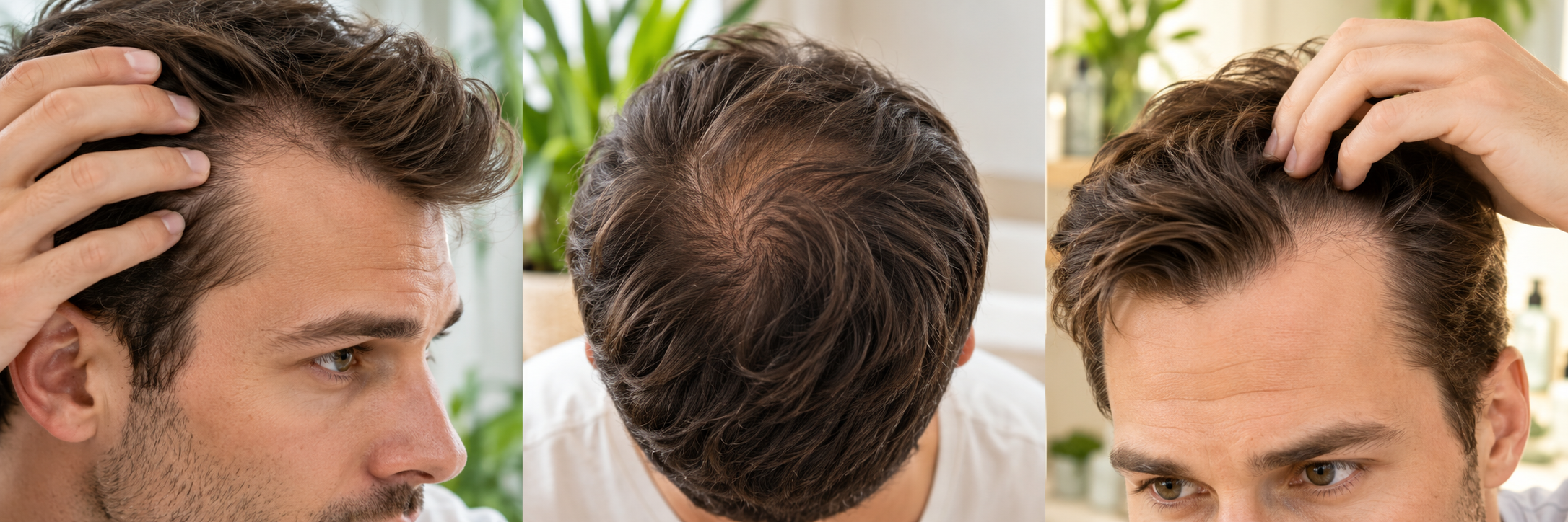 Fotografia educativa ilustrativa: Queda de cabelo